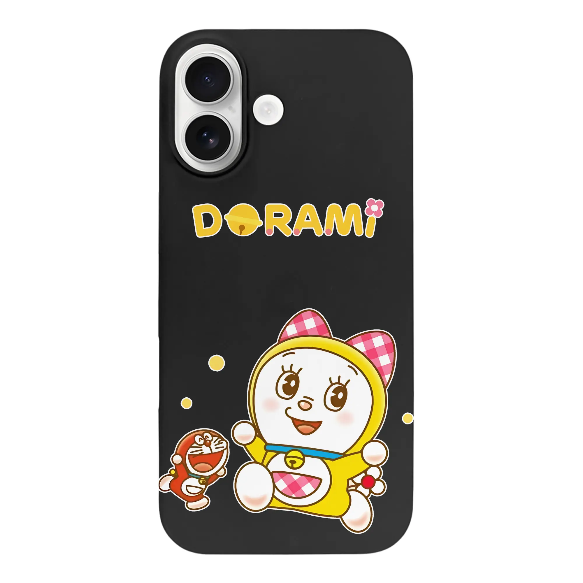 ドラえもん グッズ ドラミ - iPhone 17 シリーズ シリコンケース 薄型 耐衝撃 指紋防止 ソフトタッチカバー 精密フィット 傷防止 保護ケース iPhone 17/17 Air/17 Pro/17 Pro Max 対応